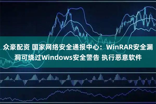 众豪配资 国家网络安全通报中心：WinRAR安全漏洞可绕过Windows安全警告 执行恶意软件
