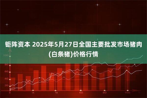 钜阵资本 2025年5月27日全国主要批发市场猪肉(白条猪)价格行情